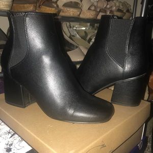 Black Ankle Leather boots